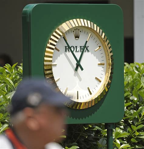 rolex golf clock